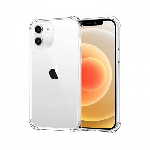 Shockproof Cover Transparent Soft Case for Apple iPhone 12