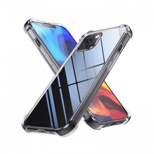 Shockproof Transparent Soft Case for Apple iPhone 13 Pro Max, 13 Pro, 13 Mini