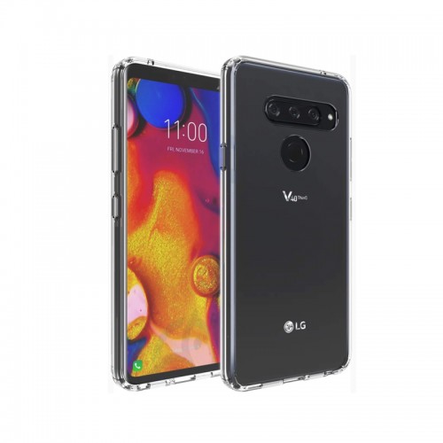 1.5mm Extra Thickness Transparent Soft Case for LG V40 ThinQ