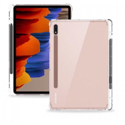 Transparent Case with S-Pen Holder for Samsung Galaxy Tab S8 2022 / S8 Plus / S8 Ultra / S7 Plus / S7 FE / S7